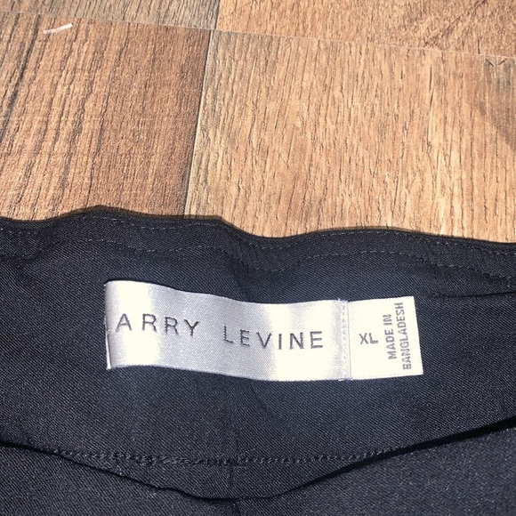 Larry Levine Ankle Length Black Pants. Size XL. - Picture 2 of 10